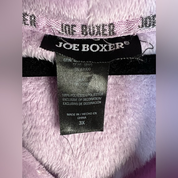 Joe Boxer Fleece Oversized Hoodie - Picture 3 of 3